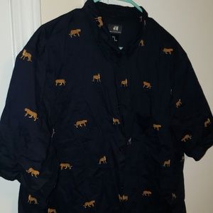 Leopard Regular Fit Shirt